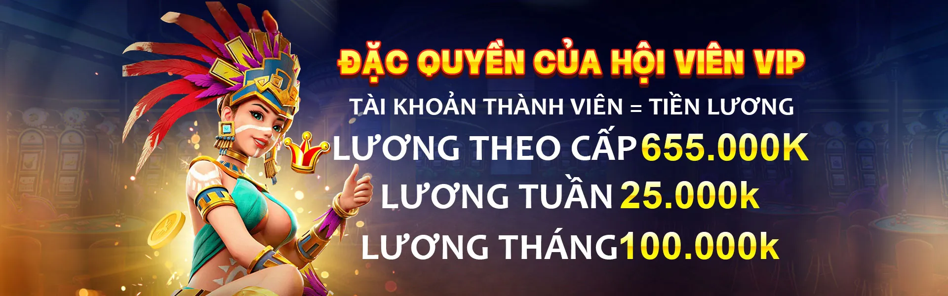 Chương trình VIP độc quyền của vipvin win